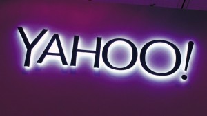 Yahoo Purple Sign